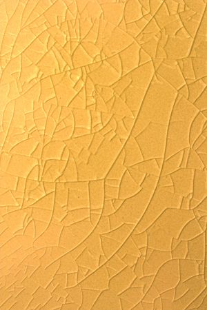 Cracked orange glass lined background