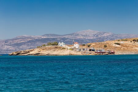 small traditional village, Naxos, Greeceの写真素材