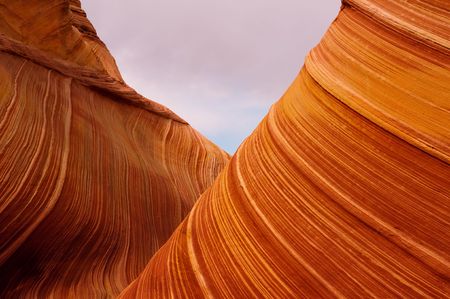 detail of sandstone landscapeの写真素材
