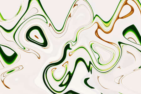 Abstract background - swirling green, brown and white