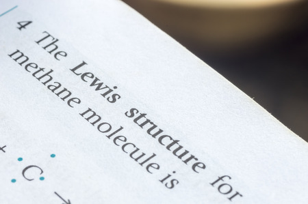 Formulation of molecule with lewis formulaの写真素材