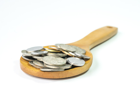 Ladle coinsの写真素材
