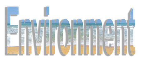 Beach with water wave