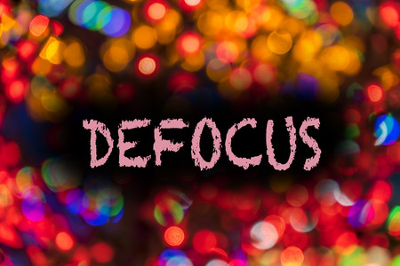 Abstract circular bokeh background of LED bulblightの写真素材