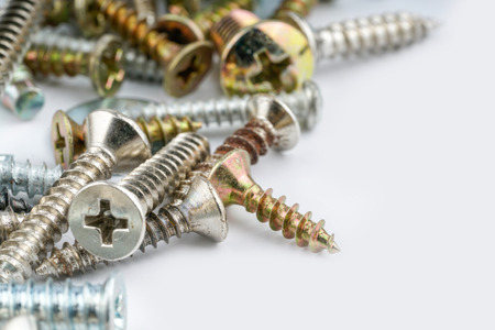 Screw with close up view.