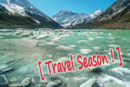 Mueller Glacier Aoraki Mt Cook National Par, South Island, New Zealand