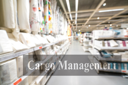 Warehouse or storehouse with blur backgroundの写真素材