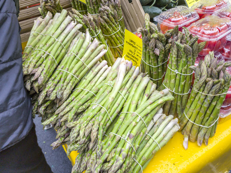 VENICE, ITALY - MAY 07, 2017: Farm street market direct from farmer with fresh and healty vegetables.のeditorial素材