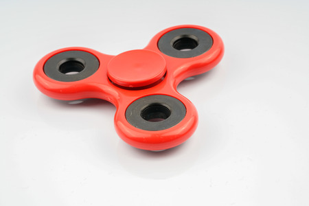 Fidget spinner with close up view.の写真素材