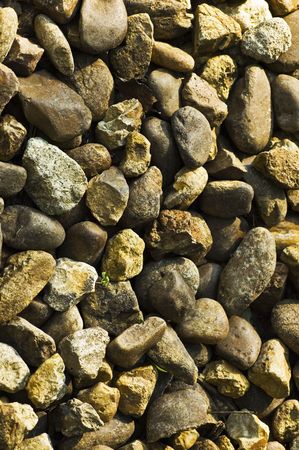 closeup of gravel pathway