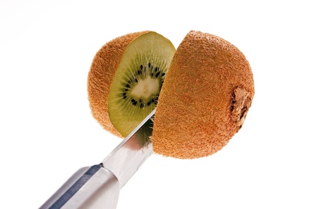 Fresh Kiwi fruit close upの写真素材