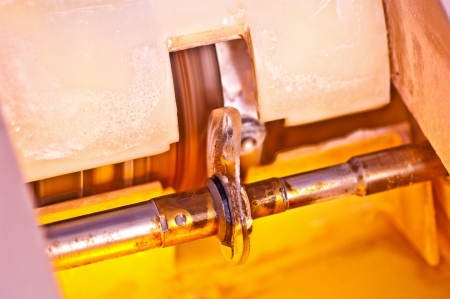 Manufacture and repair of optical glasses in the plantの写真素材