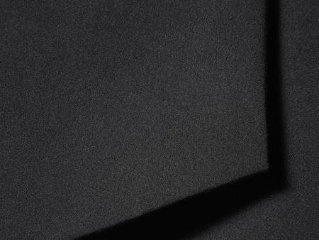 Black cotton  textile with shadow for background