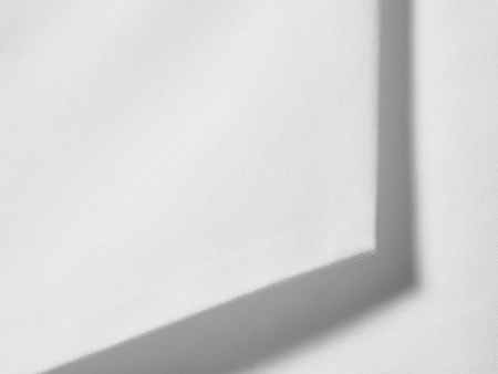 White cotton  textile with shadow for backgroundの写真素材