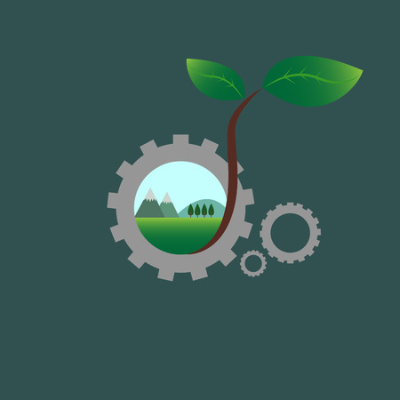 Eco engineering.のイラスト素材