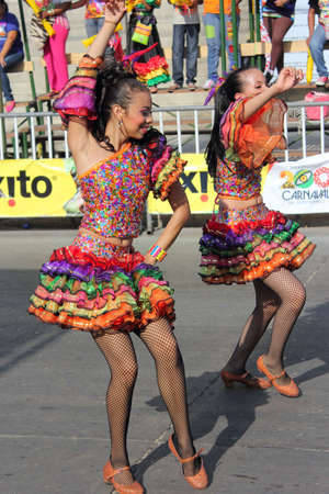 BARRANQUILLA, COLOMBIA - FEB 10: Carnaval del Bicentenario 200 years of Carnaval. February 10, 2013...