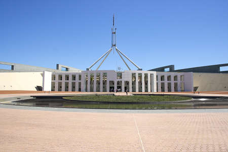 CANBERRA, AUSTRALIA - NOVEMBER 8, 2009: Parliament House is the meeting place of the Parliament of Australia, located in Canberra, the capital of Australiaのeditorial素材