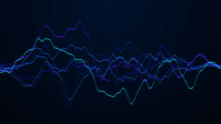 Stock, exchange, investments or cryptocurrency chart. business background. Abstract music wave....