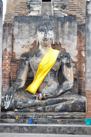 Ancient Buddha landmark of Thailand の写真素材