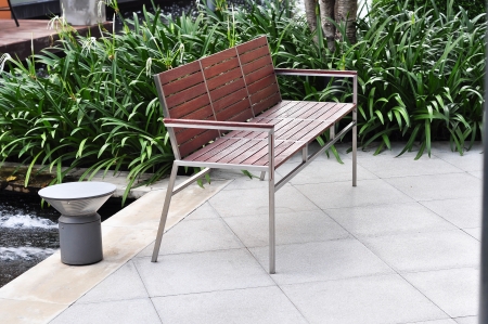 chair and plant decorの写真素材