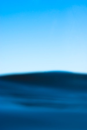 Tiny gulfs of Baltic sea, picture from a water surfaceの写真素材