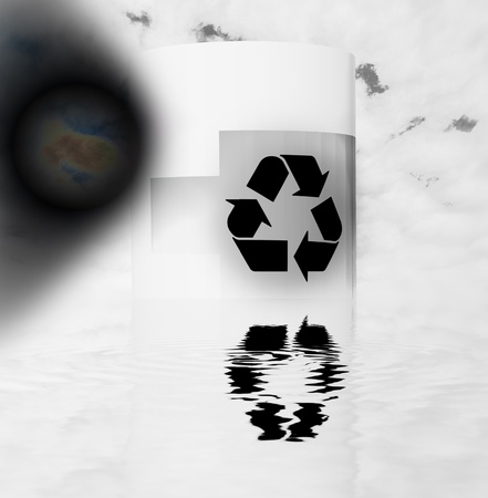 New technologies of the soft recyclingの写真素材