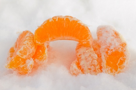 cooled tangerineの写真素材