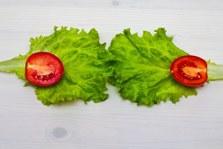 Support from vegetablesの写真素材