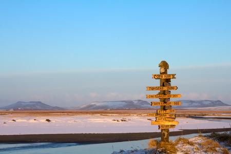 the direction made on Commander Islandsの写真素材