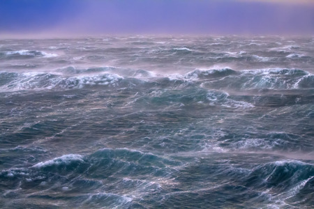 storm on  Kara Sea summerの写真素材