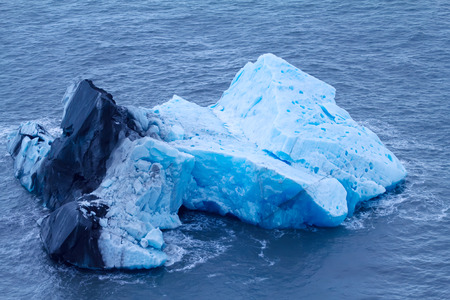 Glacier splinters aground. Arctic Northern island Novaya Zemlyaの写真素材