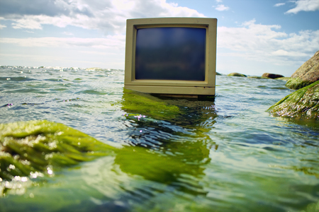 concept of computer technology and ocean