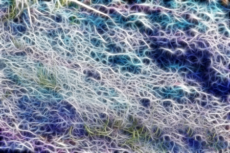 abstract background computer generated. energy web communication lines in universe.の写真素材