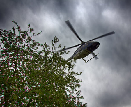 private helicopter. Helicopter for transportation of individualsのeditorial素材