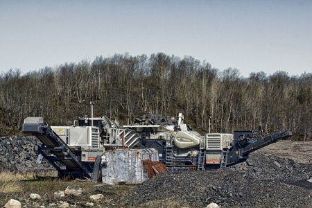 Plant for extraction and production of gravel and granite chips. Equipment for processing granite,...