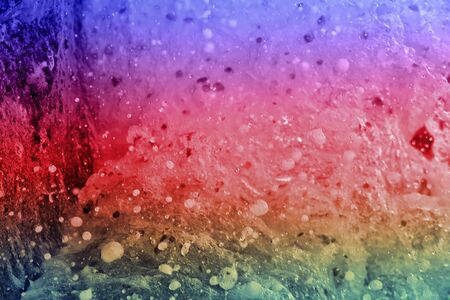 Bright coastal color wave with splashes. Joy to visit the sea on vacationの写真素材