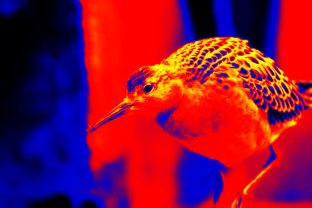 Animals in a new bright look. Sandpiperの写真素材