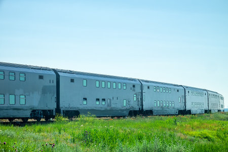 These double-decker railcars carry a large number of passengers