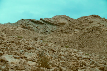 Dry gravel-argillaceous red desert, hamada. Krasnozem predominates - ferruginous soil. Emirate of...