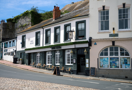 Admiral Macbride pub in Plymouth, The Barbican, Devon, United Kingdom, May 23 2018のeditorial素材
