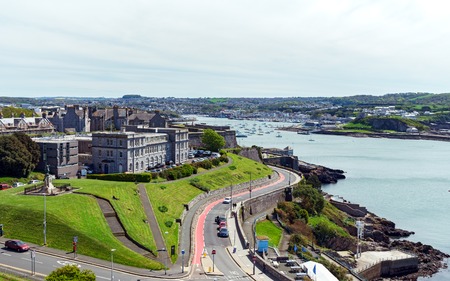 Plymouth Barbican and Hoe, Devon, United Kingdom May 3 2018の写真素材