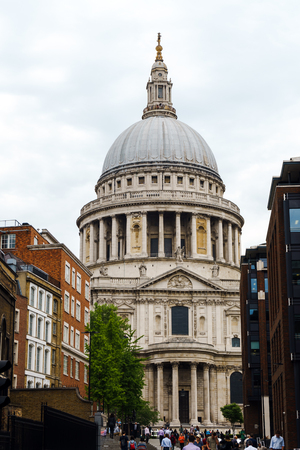 St. Paul's Cathedral in London, United Kingdom, May 24 2018のeditorial素材