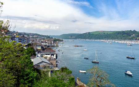 Kingswear Opposite Dartmouth on the Dart Estuary, Devon, United Kingdom, May 21, 2018の写真素材