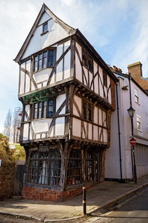 The Crooked House in Exeter, Devon, United Kingdom, December 28 2017のeditorial素材