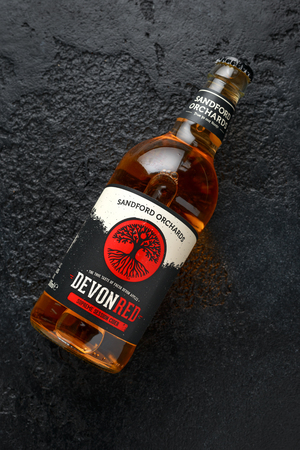 Sanford orchards apple cider, Devon, United Kingdom March 20 2019のeditorial素材