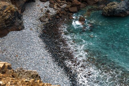 beautiful landscape of Ponta de Sao Lourenco and Atlantic Ocean, Madeira.の写真素材