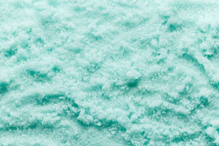 Green Crystals of Iron Sulphate as Background used in gardeningの写真素材