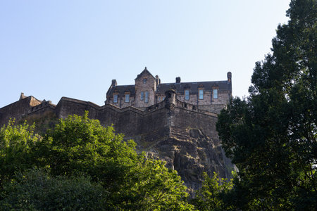 The Palace of Holyroodhouse in Edinburgh, Scotland, September 8, 2023.の写真素材