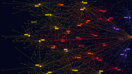 Big data information nodes, information analysis and sorting of neural connections, scientific...
