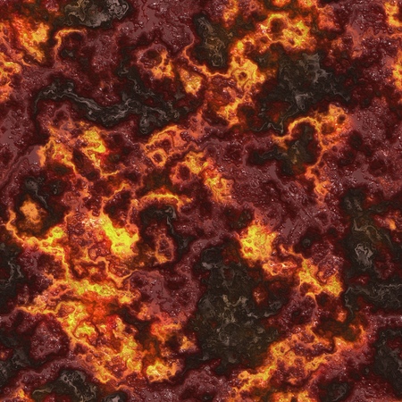 Fantasy planet terrain seamless texture or background illustrationの写真素材